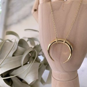 Gorjana - Boho Chic Gold Moon Necklace
